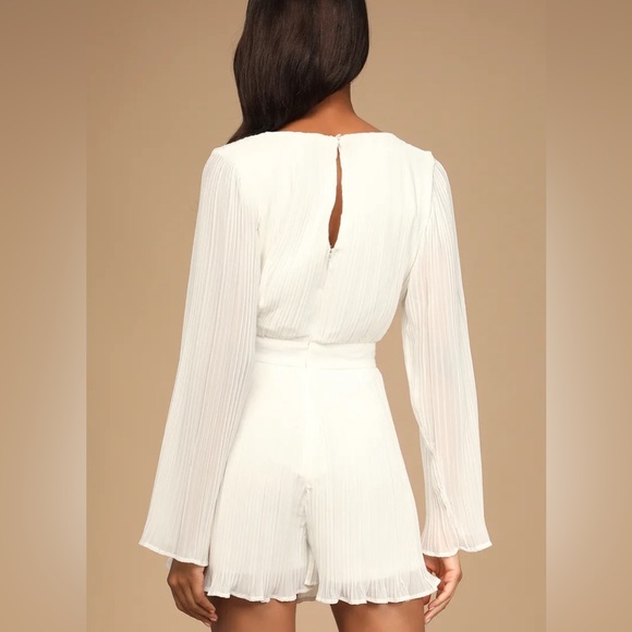 Lulus Long Sleeve Skort Romper - Picture 4 of 5